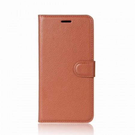 Lommebok deksel for iPhone X/XS brun
