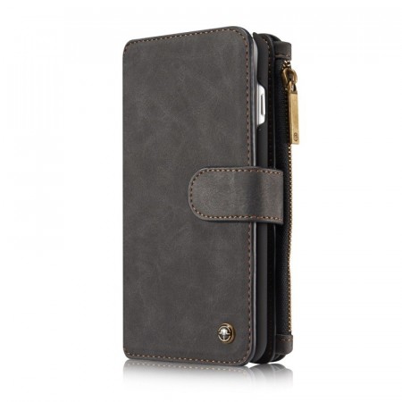 CaseMe 2-i-1 Lommebok deksel iPhone 7 Plus/8 Plus svart