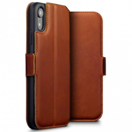iPhone XR Foliodeksel - Cognac