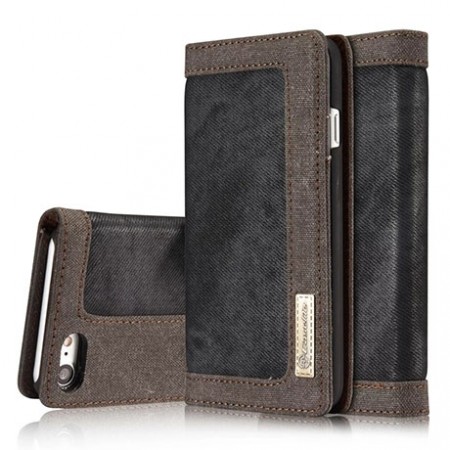 CaseMe canvas deksel for iPhone 7/8 svart