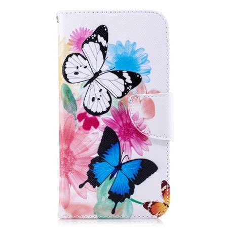 Lommebok deksel til iPhone XR - Butterfly