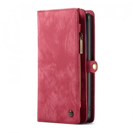 CaseMe 2-i-1 Lommebok deksel Galaxy Note10+ Plus rød