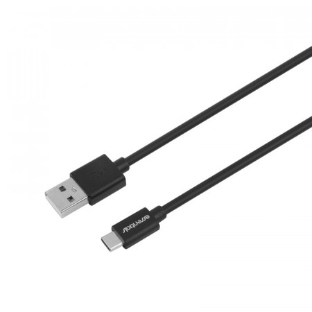 Essentials USB Type C-kabel 1m Svart