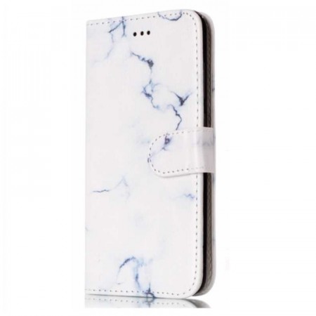 Lommebok deksel for Huawei P10 Lite hvit marmor