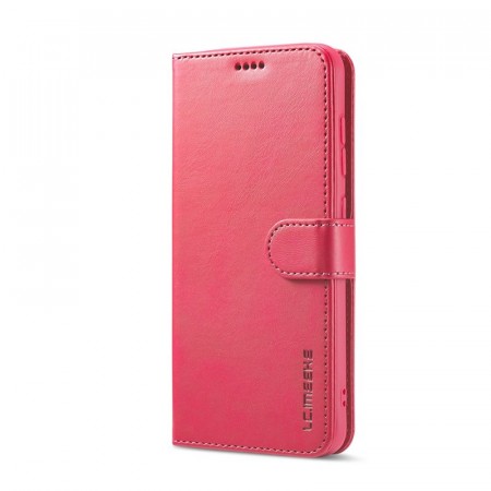 LC.IMEEKE Lommebok deksel for Samsung Galaxy S21 FE 5G rosa