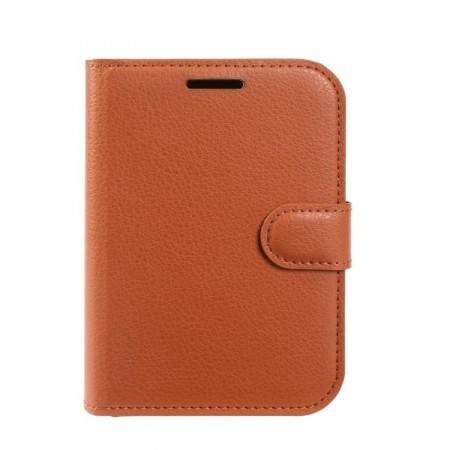 Lommebok deksel for iPhone Duo brun
