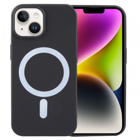Tech-Flex TPU Deksel for iPhone 15 Plus med MagSafe svart