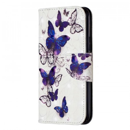 Lommebok deksel for iPhone 11 Pro - Butterfly