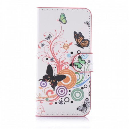 Deksel for Galaxy S7 - Butterfly White