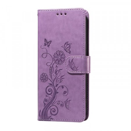 Lommebok deksel for Samsung Galaxy S26 Ultra 5G - Blomster Lilla