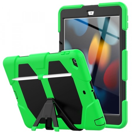 TPU + PC Deksel til iPad 10.2 (2019/2020/2021) - Grønn