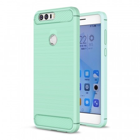 TPU Deksel Carbon Huawei Honor 8 grønn