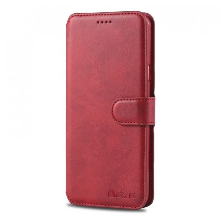 Azns Lommebok deksel for Samsung Galaxy S9 rød