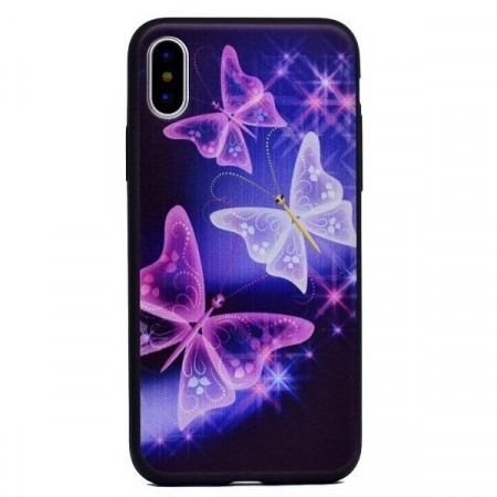 TPU Deksel for iPhone X/XS - Butterfly