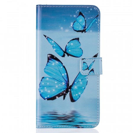 Deksel for iPhone 7 Plus/8 Plus - Blue Butterfly