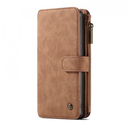 CaseMe 2-i-1 Lommebok deksel Galaxy Note 20 Ultra brun