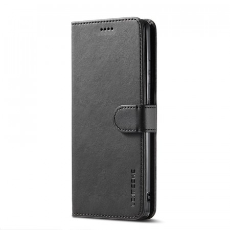 LC.IMEEKE Lommebok deksel for Samsung Galaxy S21 Ultra 5G svart