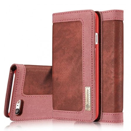 CaseMe canvas deksel for iPhone 7/8 rød