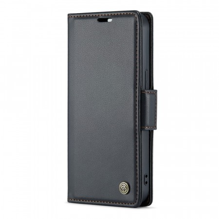 CaseMe Lommebok deksel for iPhone 15 svart