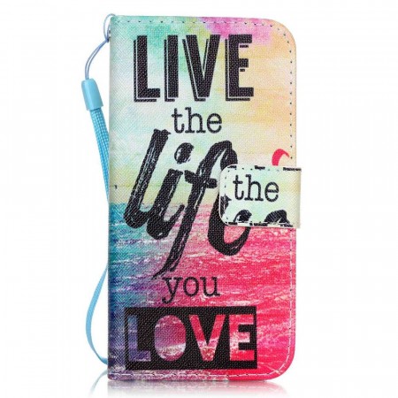 Lommebok deksel for iPhone 7/8/SE (2020) - Live the Life You Love