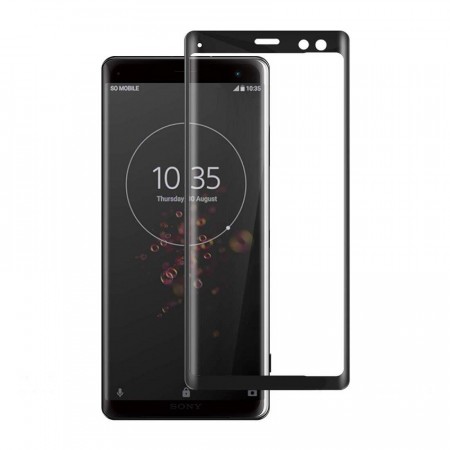 Lux Herdet Glass skjermbeskytter heldekkende Sony Xperia 5 svart