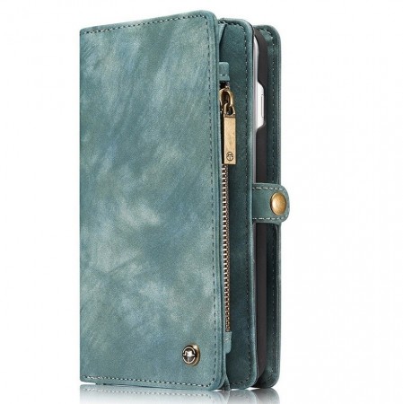 CaseMe 2-i-1 Lommebok deksel iPhone XR blå