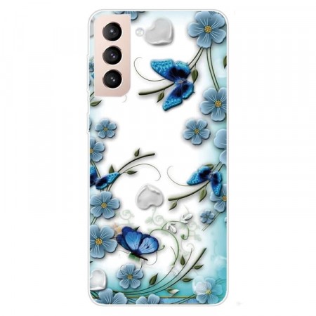 Fashion TPU Deksel for Samsung Galaxy S22 5G - Blomster