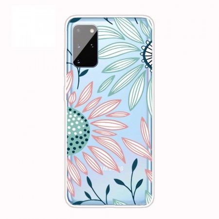 Fashion TPU Deksel for Samsung Galaxy S20  - Blomster