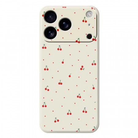 Fashion Deksel for iPhone 18 Pro - Kirsebær Mønster