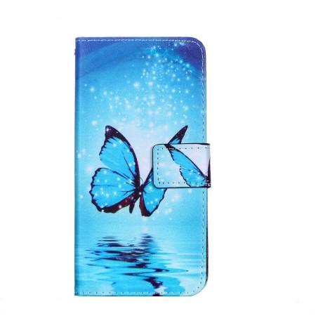 Deksel for iPhone XR - Blue Butterfly