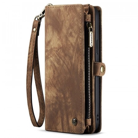CaseMe 2-i-1 Lommebok deksel iPhone 18 Pro Brun