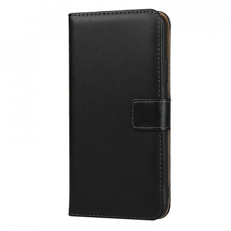 Lommebok deksel ekte Lær for iPhone 11 Pro svart