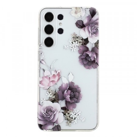 Fashion TPU Deksel for Samsung Galaxy S24 ultra 5G - blomster