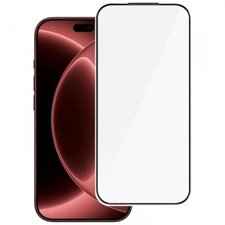 Herdet Glass skjermbeskytter iPhone 18 Pro svart kant