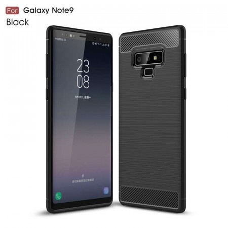 TPU Deksel Carbon for Galaxy Note 9 svart