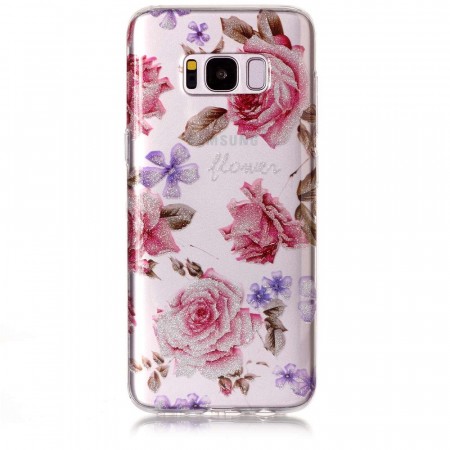 TPU Deksel for Samsung Galaxy S8 plus - Blomster
