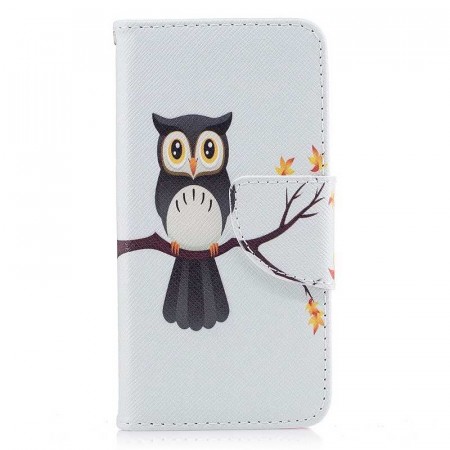 Lommebok deksel for iPhone 5S/5/SE (2016) - Owl