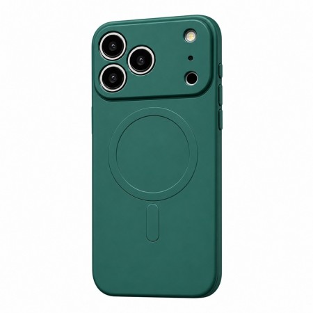 Tech-Flex silikon Deksel for iPhone 18 Pro MagSafe Oliven grønn