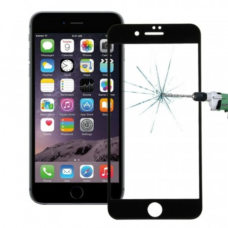 Herdet Glass skjermbeskytter iPhone 7/8/SE (2020/2022) svart kant
