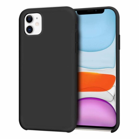 iPhone 11 Liquid Silikon Deksel - Svart