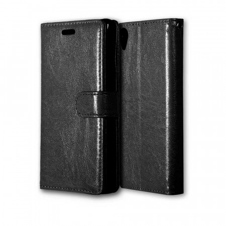 Lommebok deksel for Sony Xperia X svart