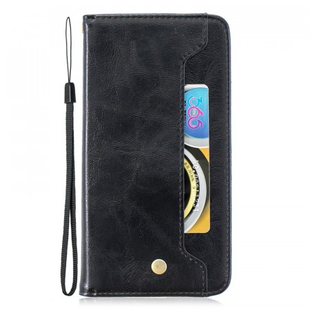 Flip Retro Lommebok deksel ekstra kortlomme for iPhone 11 svart