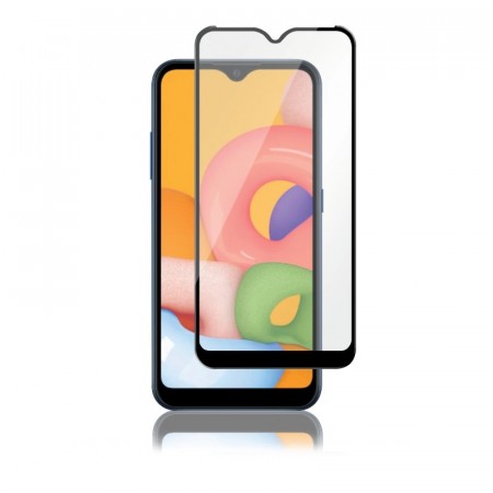 Panzer Full-fit Premium skjermbeskyttelse Galaxy A02s svart