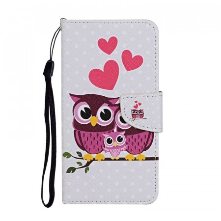 Lommebok deksel til iPhone 6 / 6S - Lovely Owl