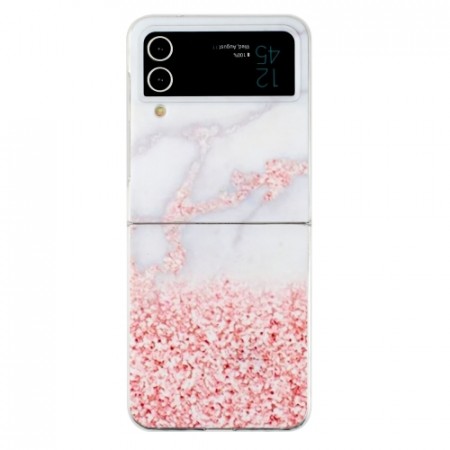 Fashion TPU Deksel for Samsung Galaxy Z Flip 3 5G - Marmor mønster