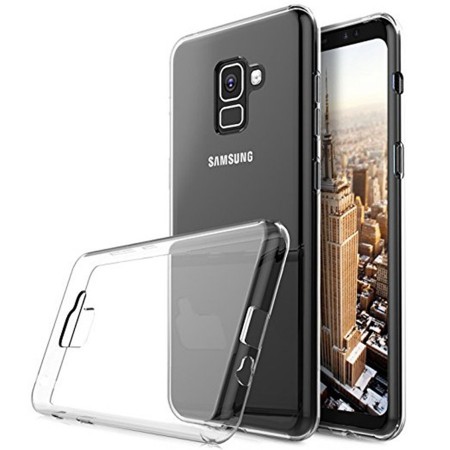 Tech-Flex TPU Deksel for Samsung Galaxy A8 (2018) Gjennomsiktig