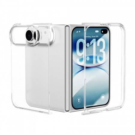 Tech-Flex Deksel for iPhone Fold Gjennomsiktig