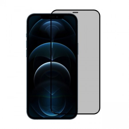 Herdet Glass Privacy skjermbeskytter heldekkende iPhone 12 Pro Max