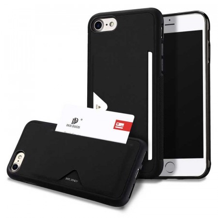 Dux Ducis Pocard iPhone 8/7/SE (2020) - Svart