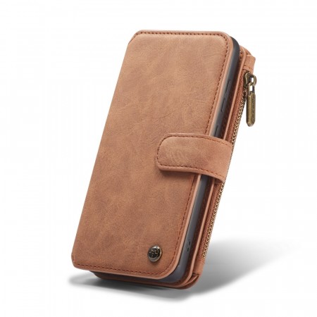 CaseMe 2-i-1 Lommebok deksel Galaxy S20+ plus brun